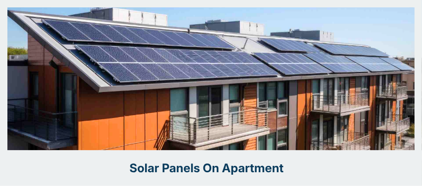 Solar Panels On Apartment